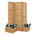 Yardistry Fusion Privacy Screen with Planters