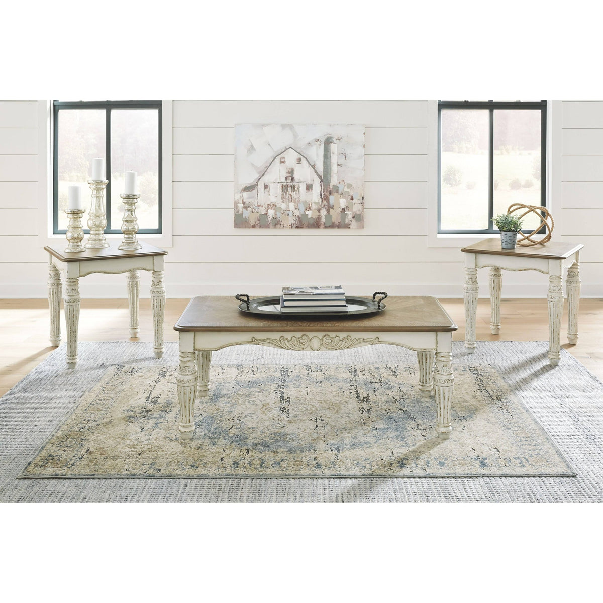 Ashley Realyn Table Set of 3