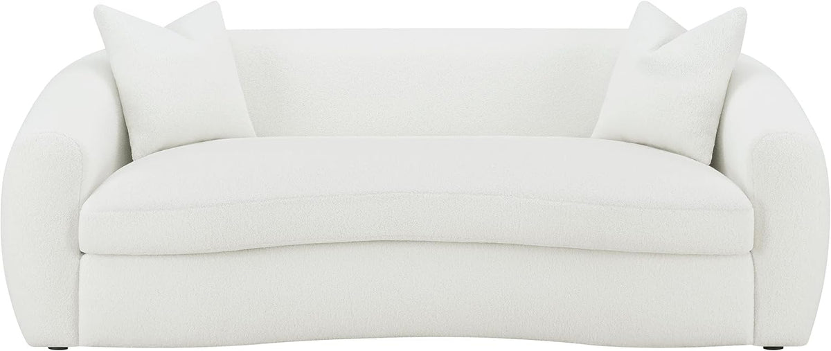 Coaster Home Furnishings Isabella Upholstered Tight Back Sofa White