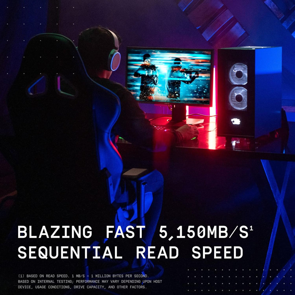 WD_BLACK 2TB SN770 NVMe Internal Gaming SSD Solid State Drive - Gen4 PCIe, M.2 2280, Up to 5,150 MB/s - WDS200T3X0E