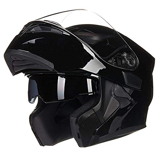ILM Motorcycle Dual Visor Flip up Modular Full Face Helmet DOT 6 Colors Model 902