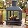 Landmann Redford Outdoor 26x22 Fireplace, Black 2024 Best Sellers