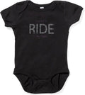 CafePress I Want To Ride My Bike Infant Bodysuit Baby Romper Dark