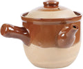 Traditional Chinese Medicine Casserole Retro Skillet Pottery Clay Chinese Medicine Pot Pitcher Teapot Stew Pot Ramen Gift,001,25x19cm (1 22x17.5cm)