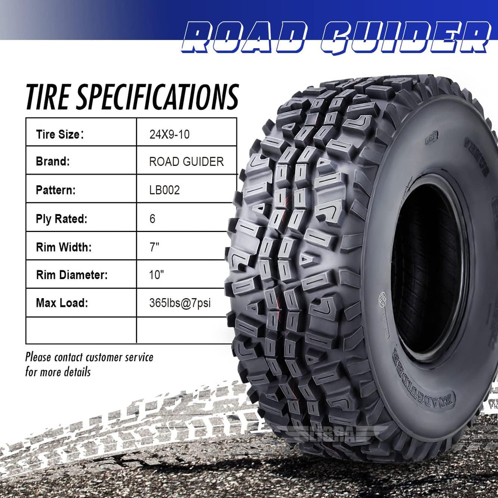 One New ATV tire 24x9-10 24x9x10 6PR 10270