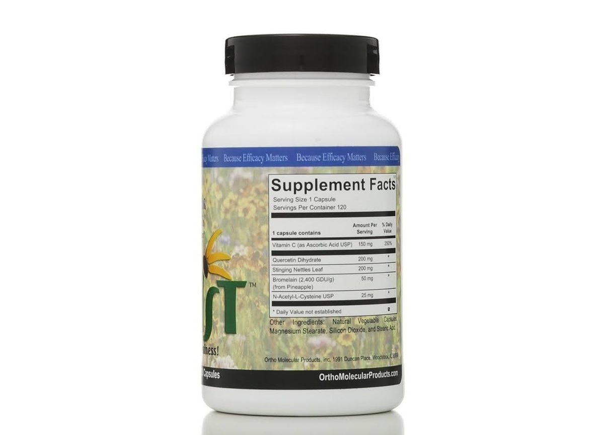 Ortho Molecular D-Hist Natural 120 Capsules