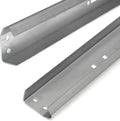 Garage Door Vertical Track Replacement ?C Set of Left and Right for 7 Foot Tall - Garage Door Rails Galvanized Steel Hardware Door Rails for Residential/Light Commercial Side Tracks for 2-inch Rollers