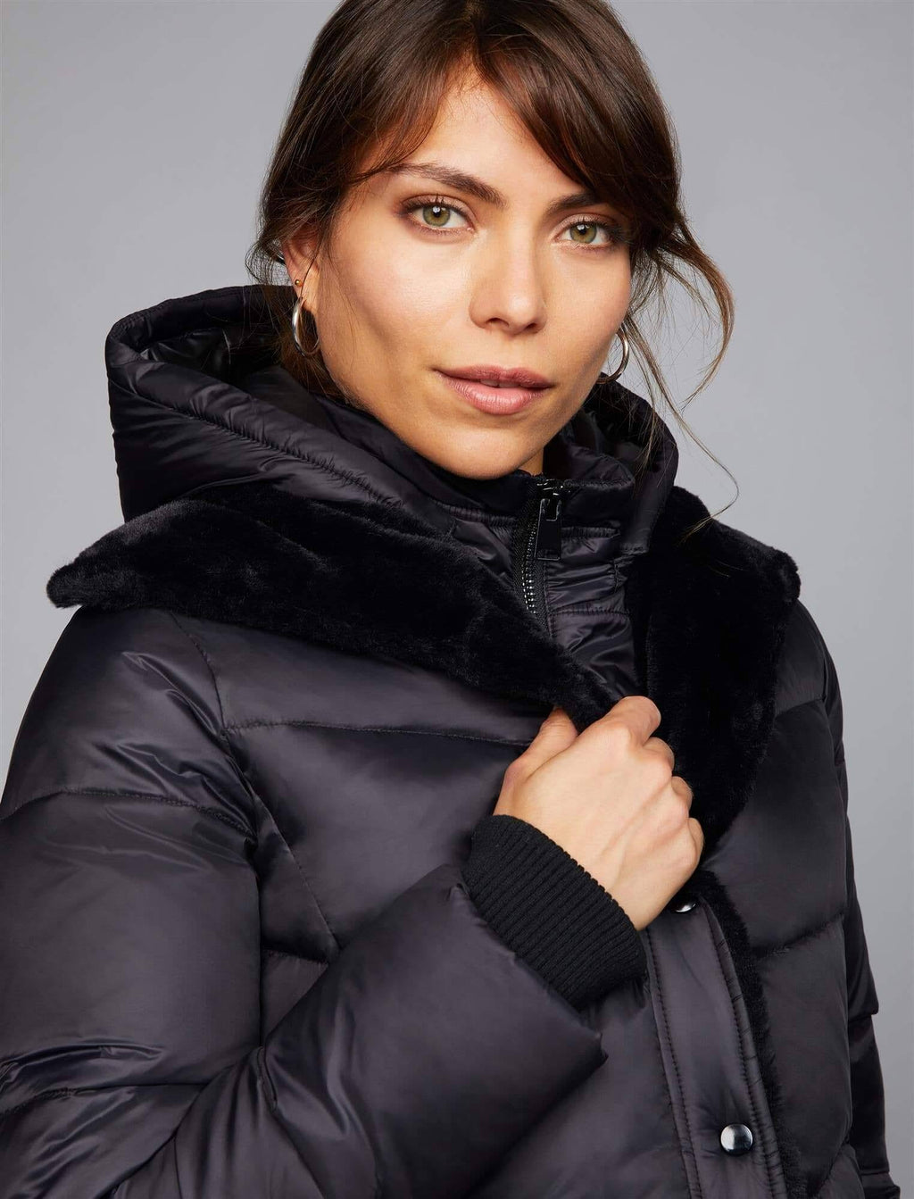 A Pea in The Pod - Quilted Puffer Maternity Jacket - M