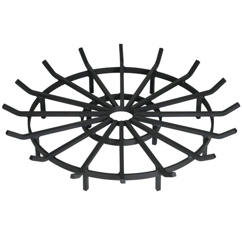 40 inch Heavy Duty Wagon Wheel Fire Pit Grate