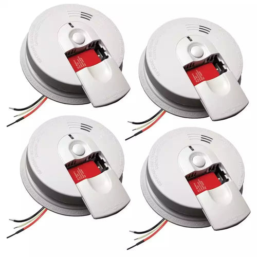 2025 Firex 4-Pack Hardwired Smoke Detector with Ionization Sensor