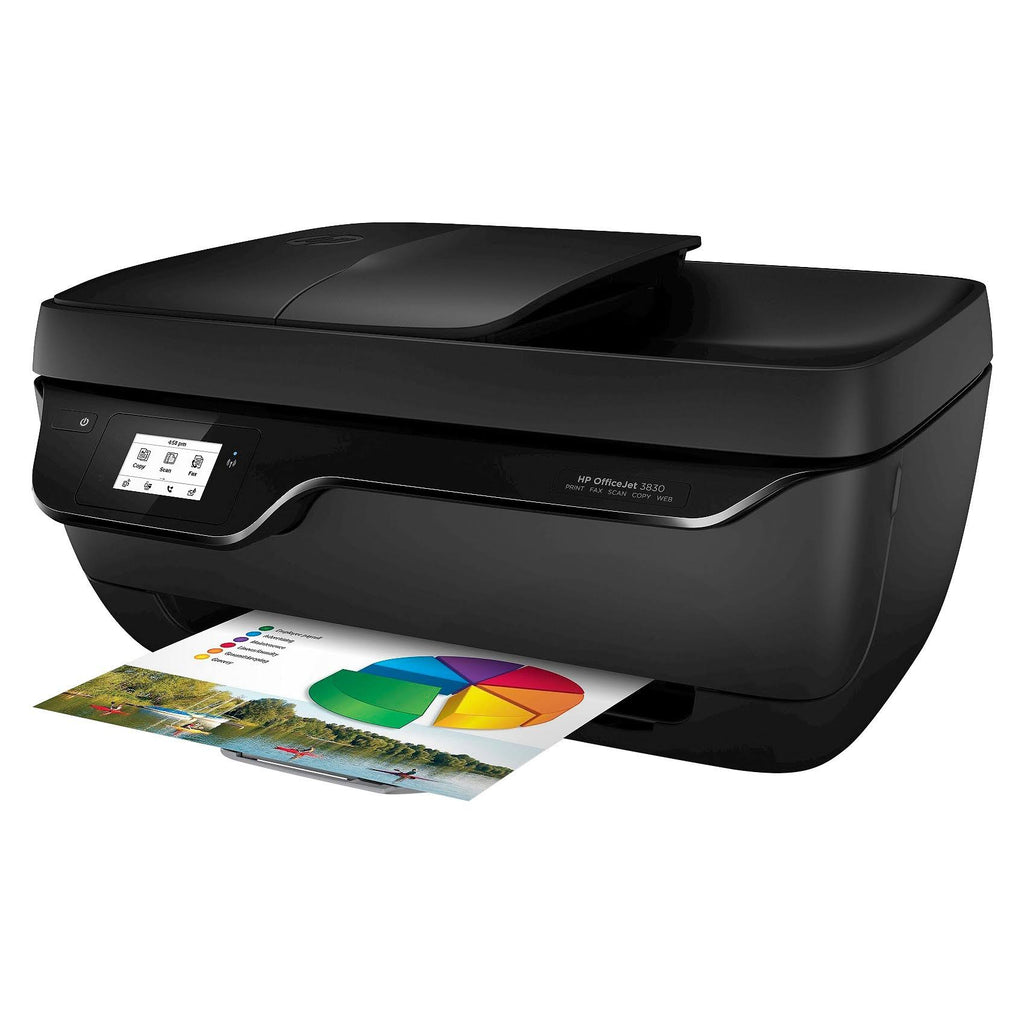 HP - OfficeJet 3830 Wireless All-In-One Instant Ink Ready Printer - Black