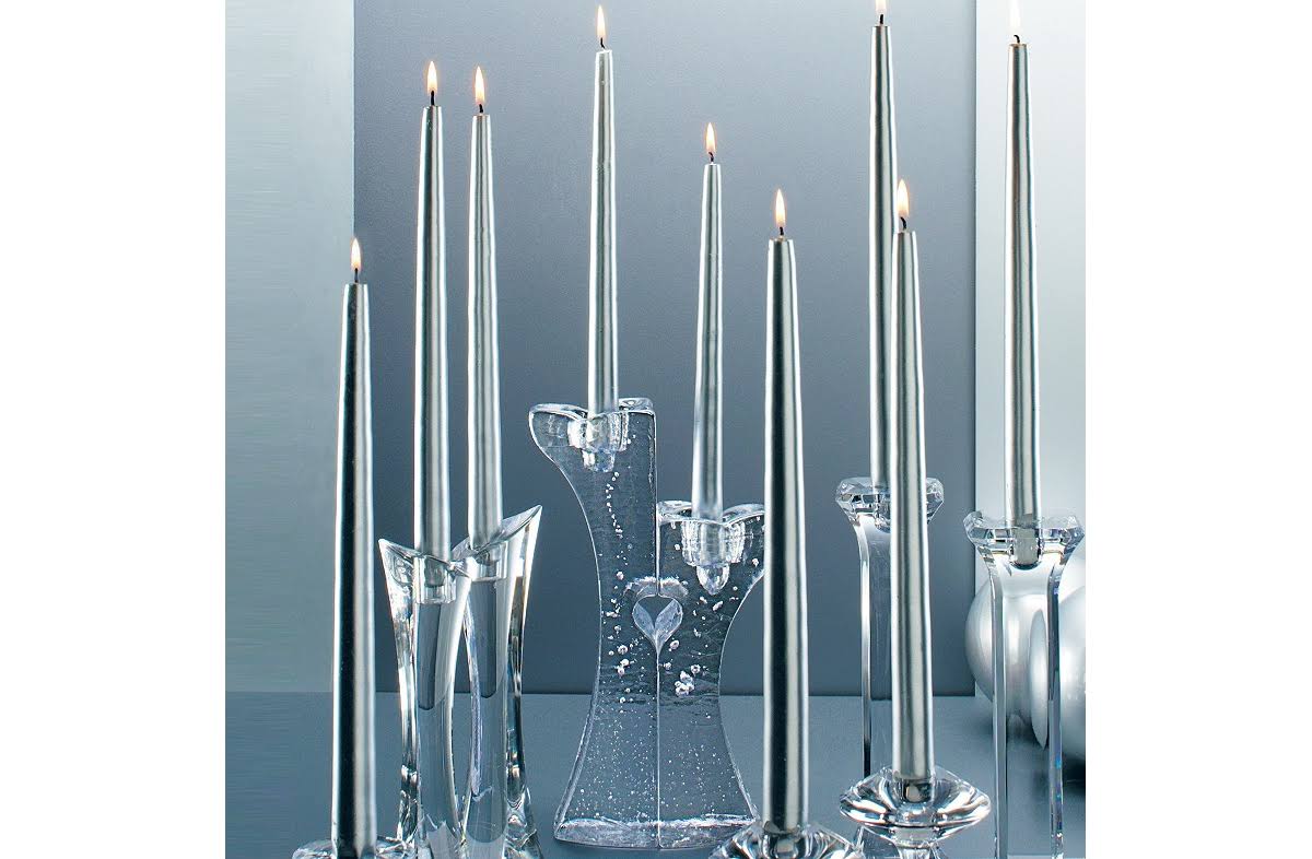 Kosta Boda Connect Candlestick Set of 2