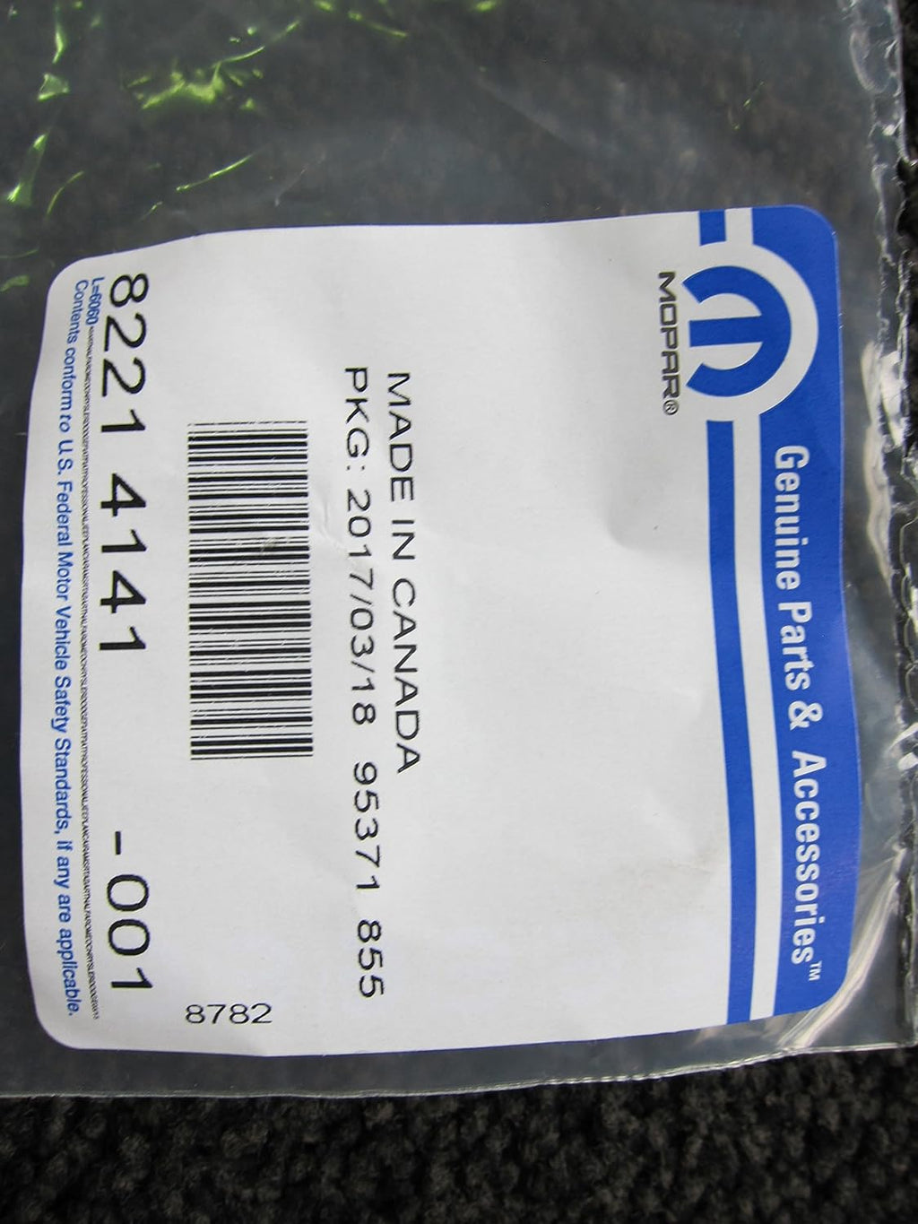 Mopar Dodge Challenger Splash Guards (DS&PS) (F&R) (4) OEM