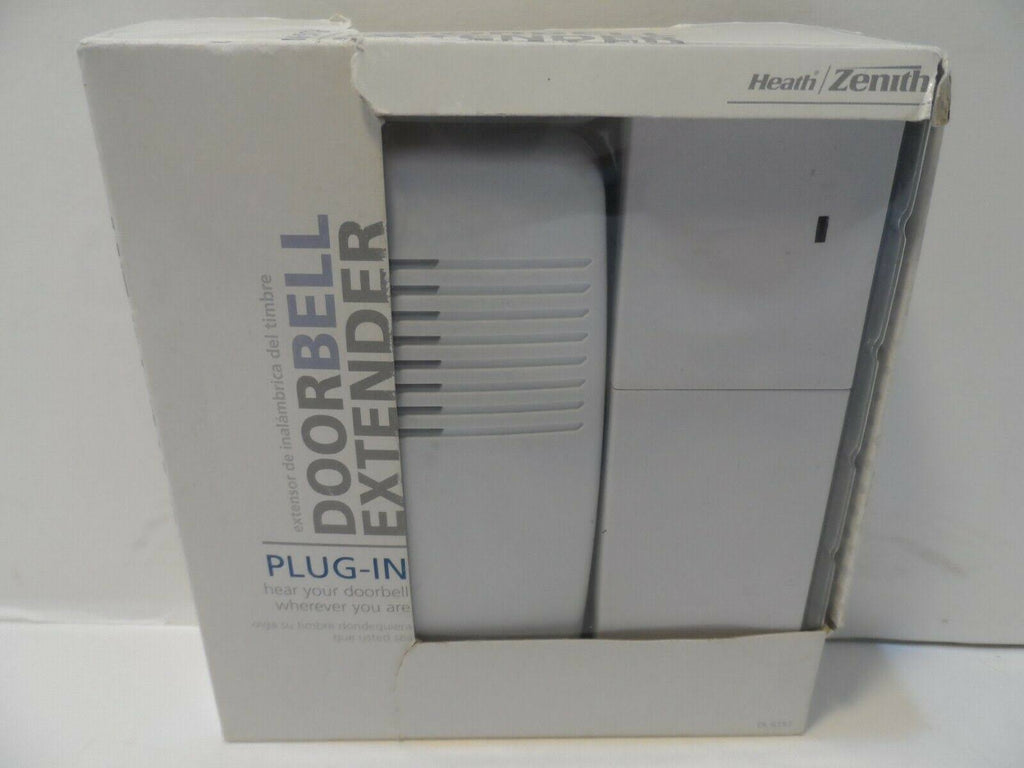 Heath Zenith DL-6157 Wireless Plug-In Door Chime Extender, White