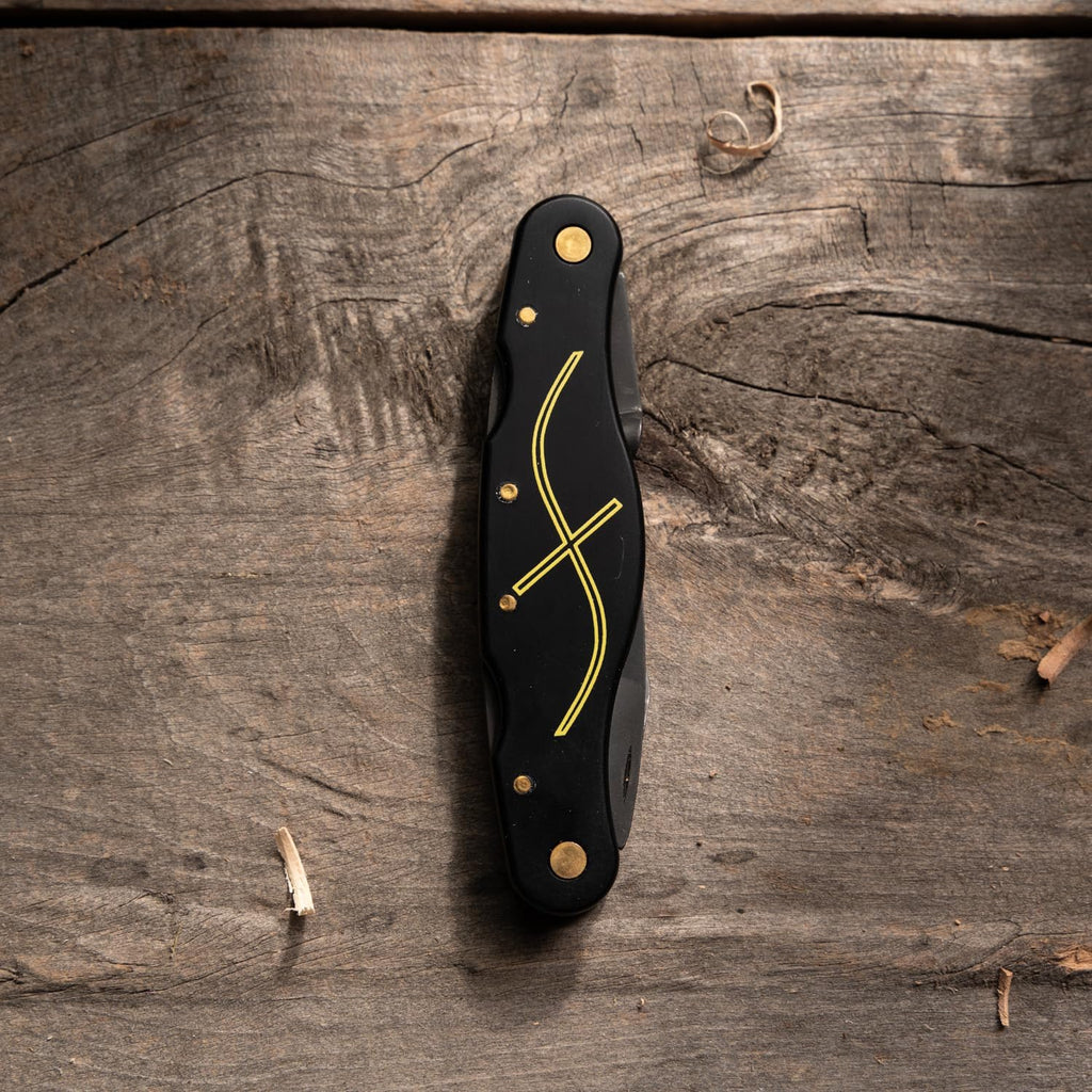 FLEXCUT Pocket Jack for Carvin' 2.0, Light Weight Wood Carving Jackknife Style Tool with 4 Blades, Made in the USA | JKN289
