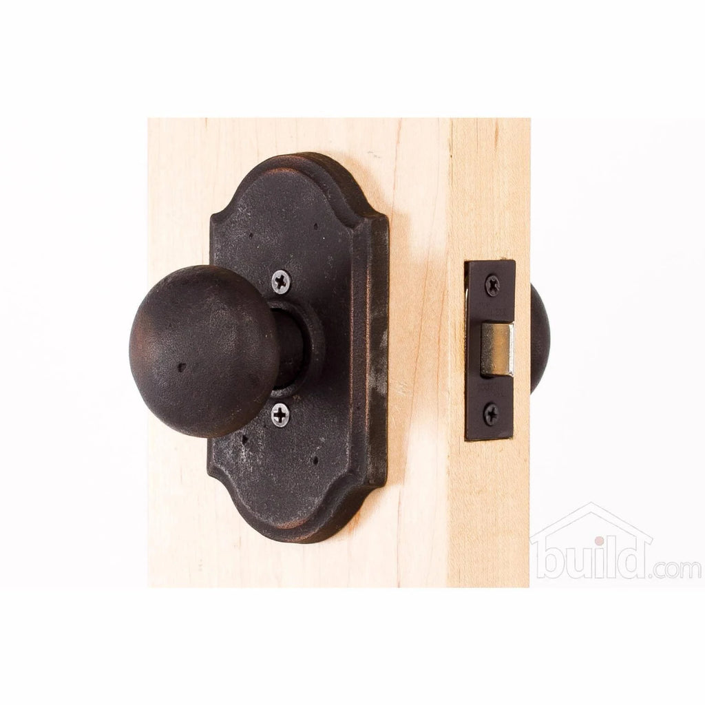 Weslock Wexford Privacy Door Knob with Premiere Rose - Oil Rubbed Bronze - 07110F1F1SL20