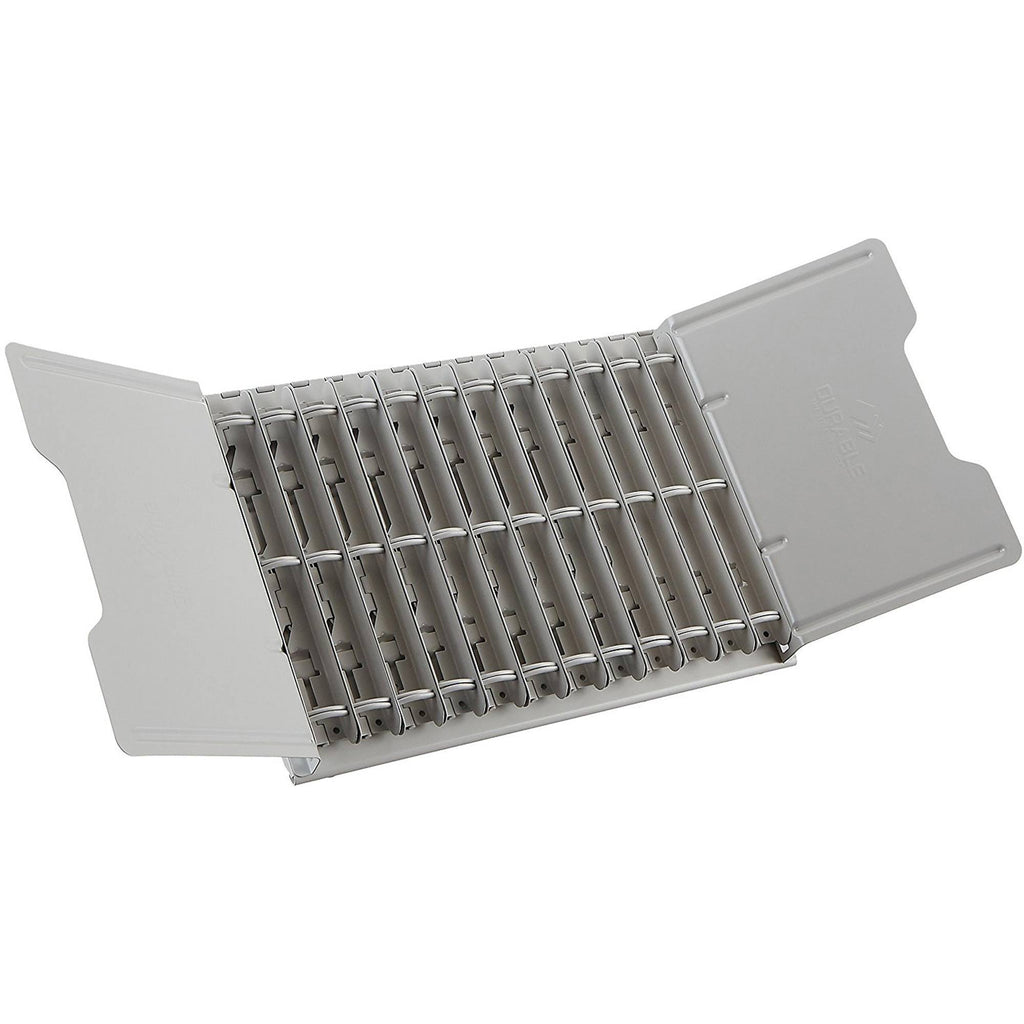 Durable Catalog Display Rack 12 1-Inch Rings Gray