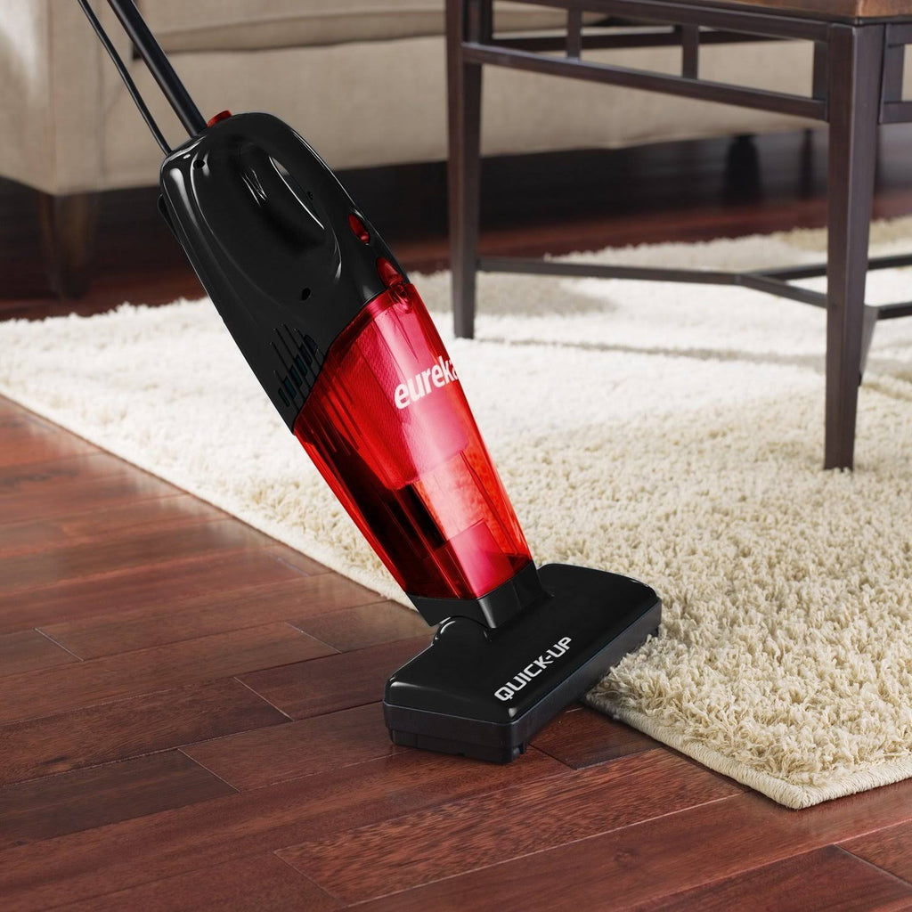 Eureka 2-in-1 Quick-Up Bagless Stick Vacuum Cleaner, Red 169J